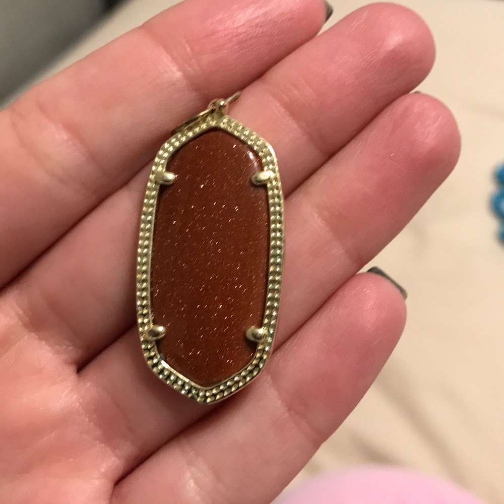 Kendra Scott burnt orange Elle earrings
